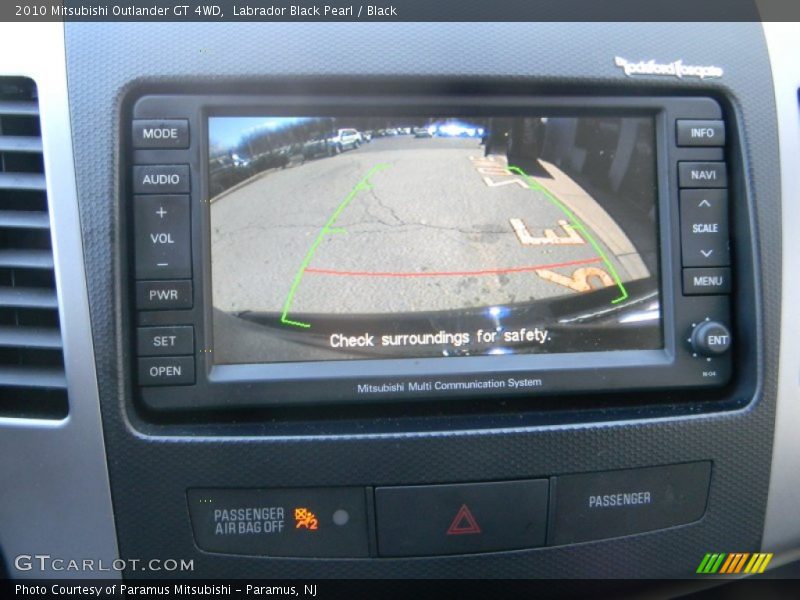 Labrador Black Pearl / Black 2010 Mitsubishi Outlander GT 4WD
