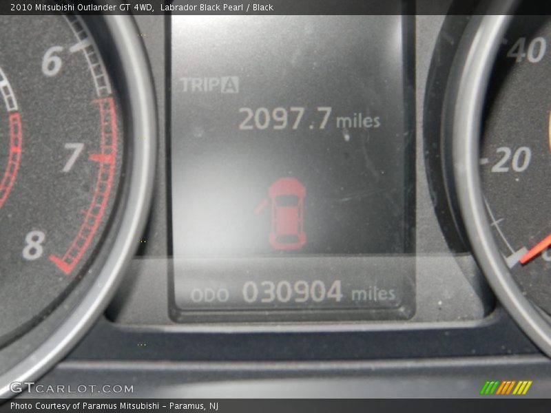 Labrador Black Pearl / Black 2010 Mitsubishi Outlander GT 4WD