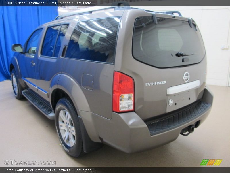 Mocha / Cafe Latte 2008 Nissan Pathfinder LE 4x4