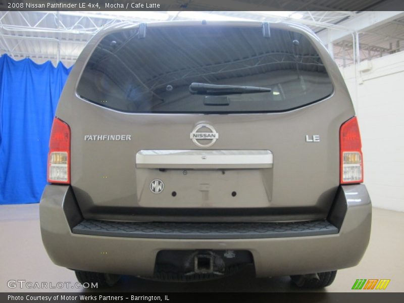 Mocha / Cafe Latte 2008 Nissan Pathfinder LE 4x4