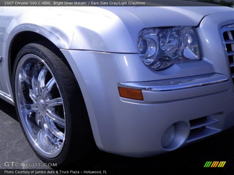 Bright Silver Metallic / Dark Slate Gray/Light Graystone 2007 Chrysler 300 C HEMI