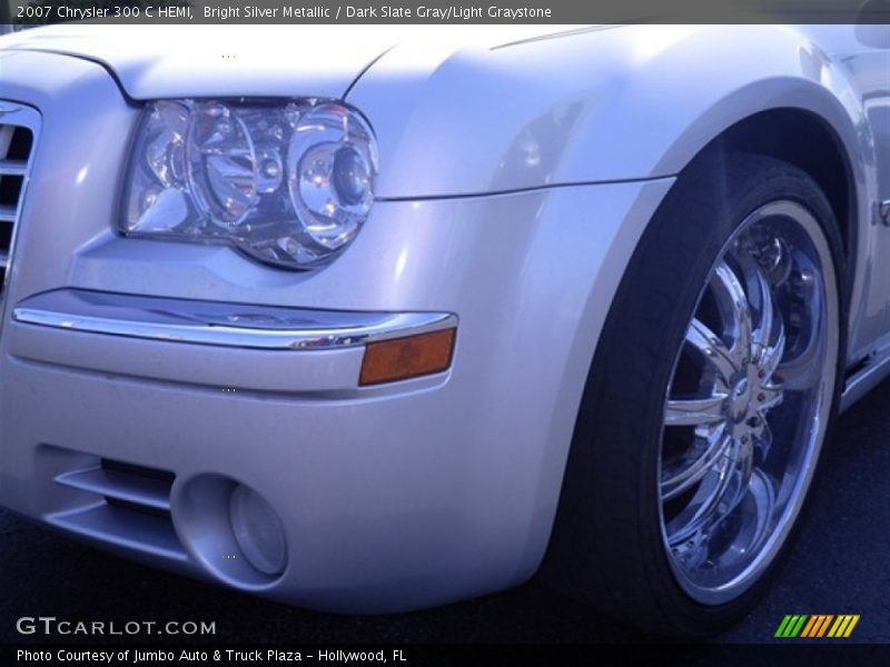 Bright Silver Metallic / Dark Slate Gray/Light Graystone 2007 Chrysler 300 C HEMI