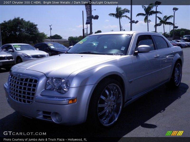 Bright Silver Metallic / Dark Slate Gray/Light Graystone 2007 Chrysler 300 C HEMI