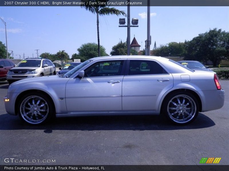 Bright Silver Metallic / Dark Slate Gray/Light Graystone 2007 Chrysler 300 C HEMI