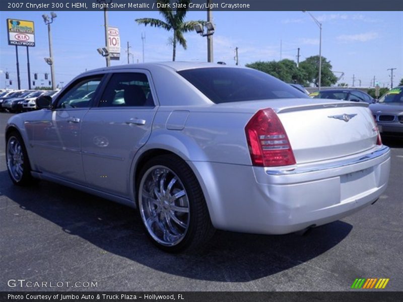 Bright Silver Metallic / Dark Slate Gray/Light Graystone 2007 Chrysler 300 C HEMI