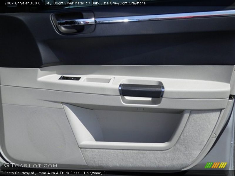Bright Silver Metallic / Dark Slate Gray/Light Graystone 2007 Chrysler 300 C HEMI