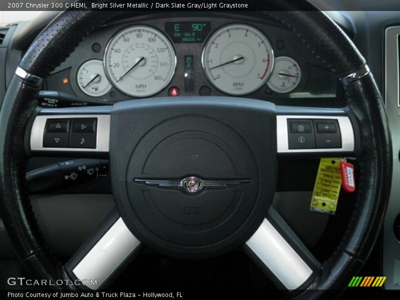 Bright Silver Metallic / Dark Slate Gray/Light Graystone 2007 Chrysler 300 C HEMI