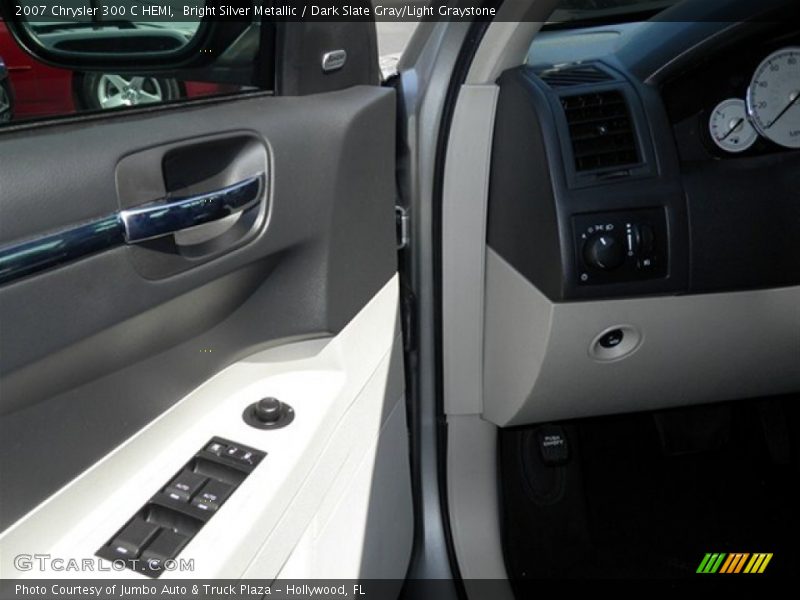 Bright Silver Metallic / Dark Slate Gray/Light Graystone 2007 Chrysler 300 C HEMI