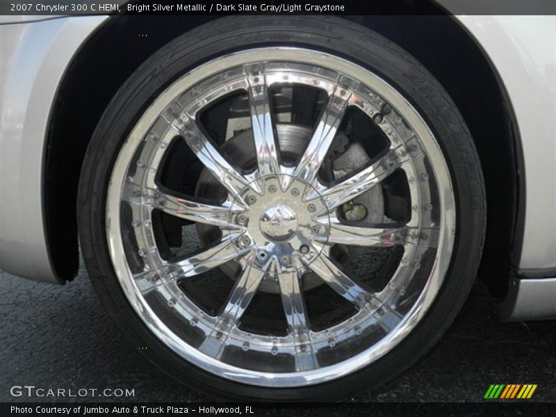 Bright Silver Metallic / Dark Slate Gray/Light Graystone 2007 Chrysler 300 C HEMI