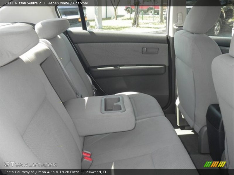 Aspen White / Charcoal 2011 Nissan Sentra 2.0
