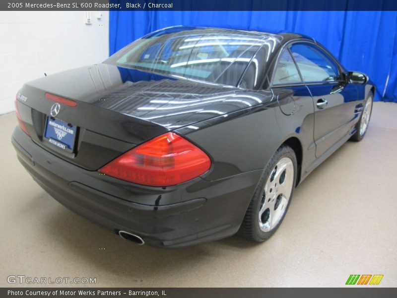 Black / Charcoal 2005 Mercedes-Benz SL 600 Roadster