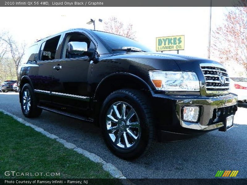 Liquid Onyx Black / Graphite 2010 Infiniti QX 56 4WD
