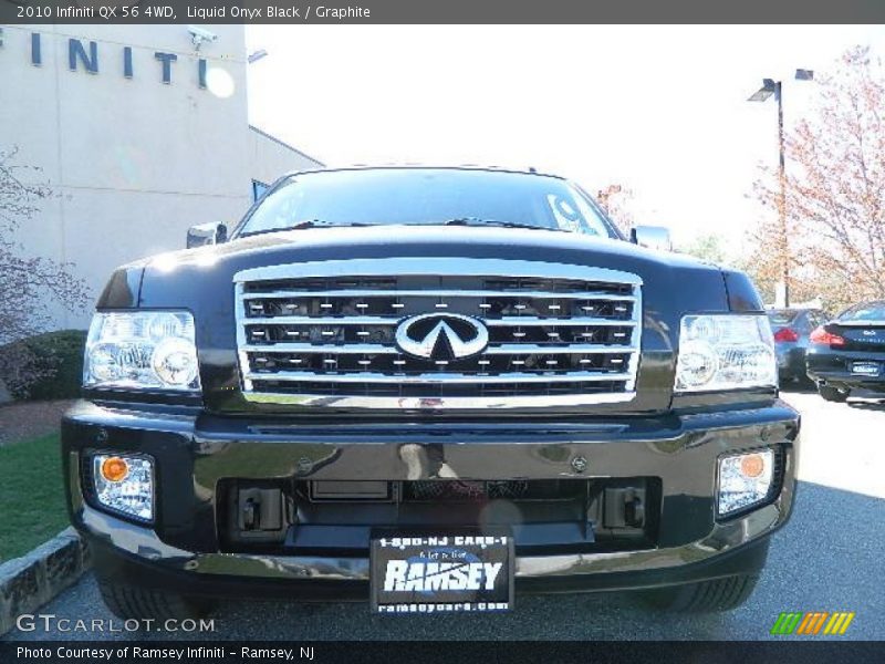 Liquid Onyx Black / Graphite 2010 Infiniti QX 56 4WD