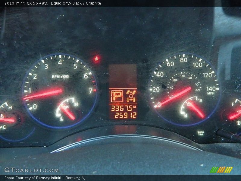 Liquid Onyx Black / Graphite 2010 Infiniti QX 56 4WD