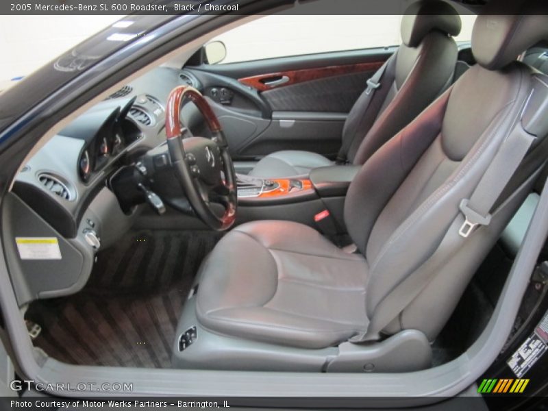  2005 SL 600 Roadster Charcoal Interior