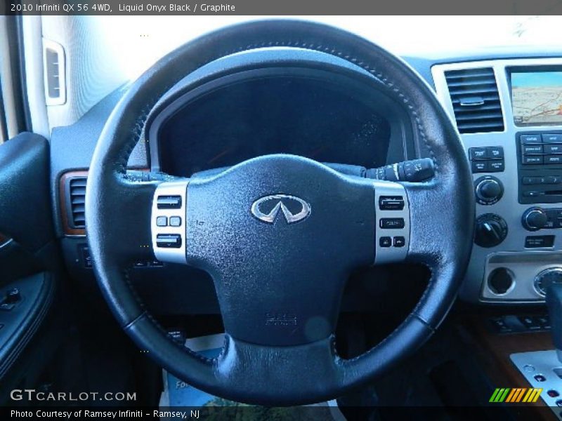 Liquid Onyx Black / Graphite 2010 Infiniti QX 56 4WD