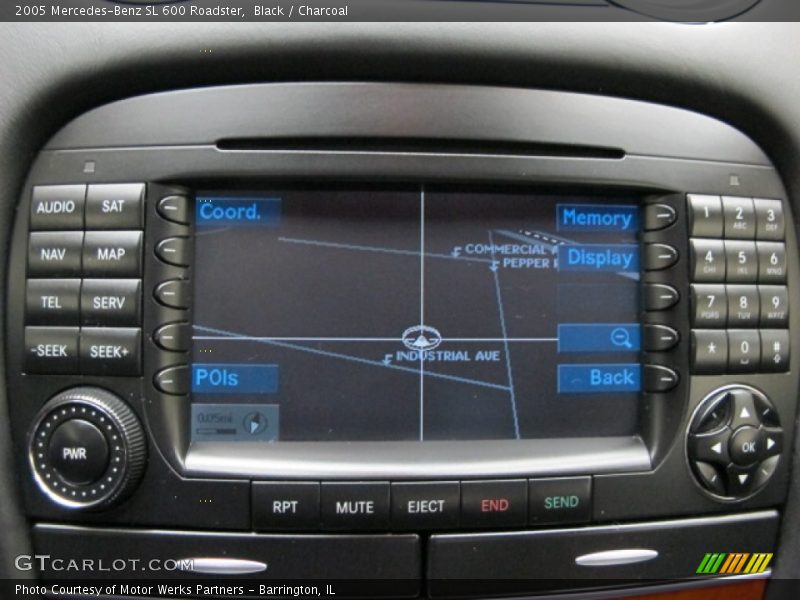 Navigation of 2005 SL 600 Roadster