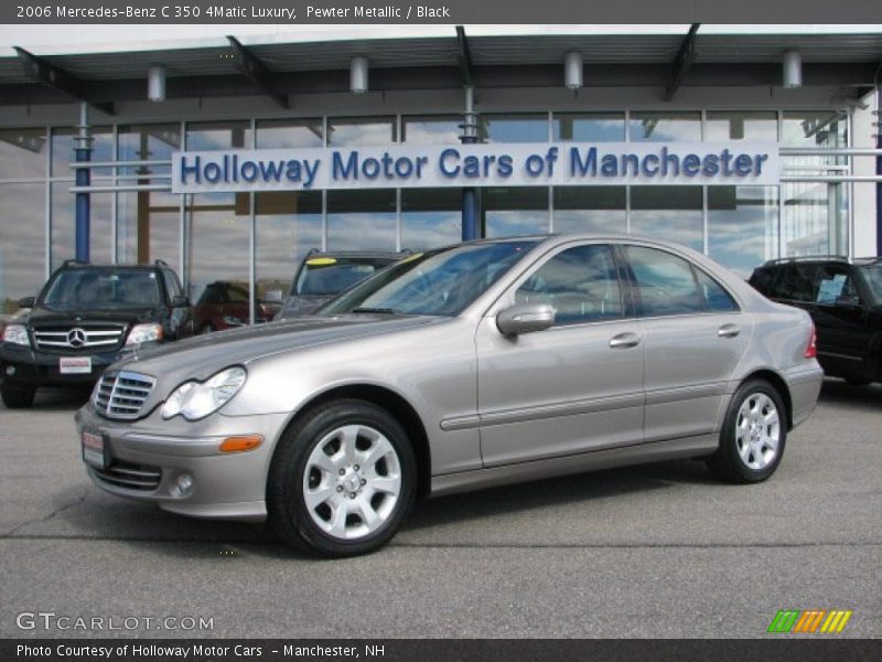 Pewter Metallic / Black 2006 Mercedes-Benz C 350 4Matic Luxury