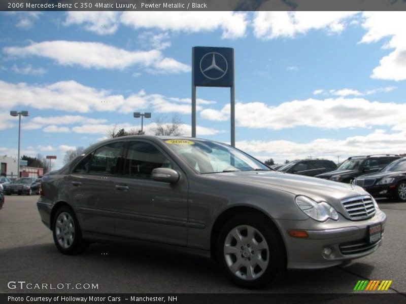 Pewter Metallic / Black 2006 Mercedes-Benz C 350 4Matic Luxury