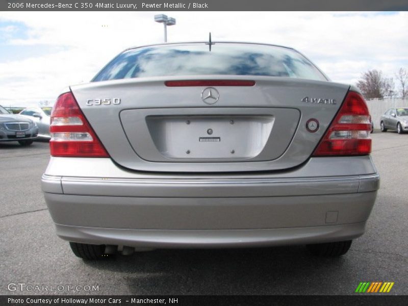 Pewter Metallic / Black 2006 Mercedes-Benz C 350 4Matic Luxury