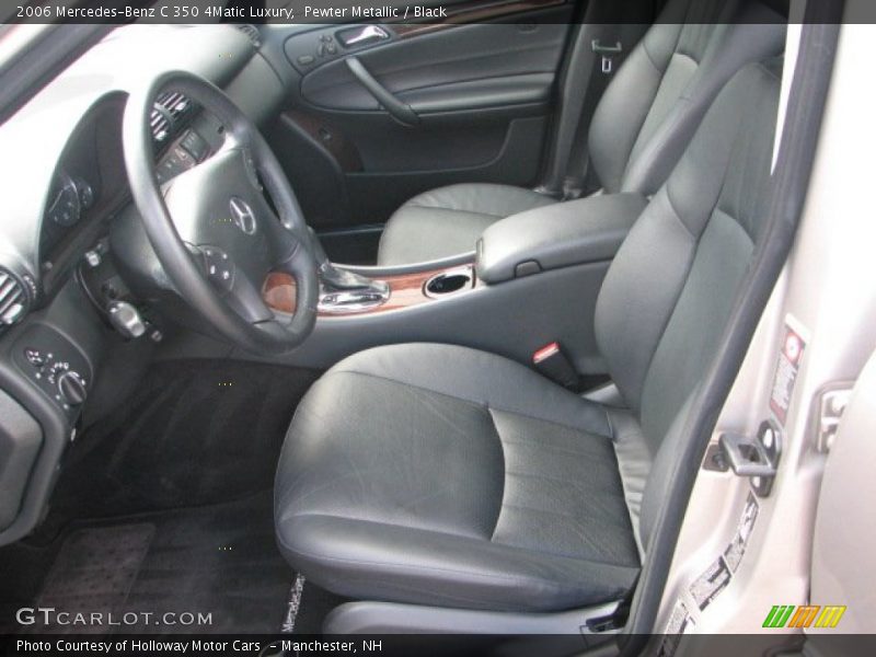 Pewter Metallic / Black 2006 Mercedes-Benz C 350 4Matic Luxury