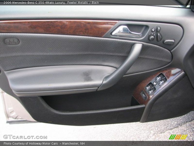 Pewter Metallic / Black 2006 Mercedes-Benz C 350 4Matic Luxury