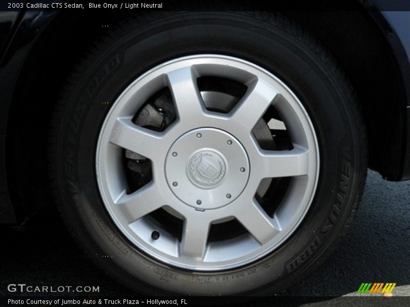Blue Onyx / Light Neutral 2003 Cadillac CTS Sedan