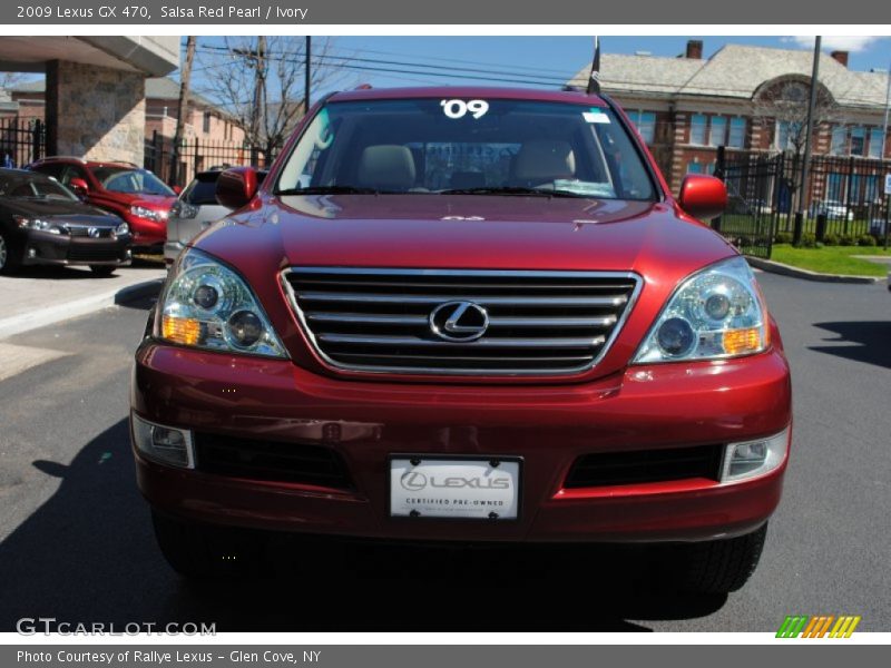 Salsa Red Pearl / Ivory 2009 Lexus GX 470