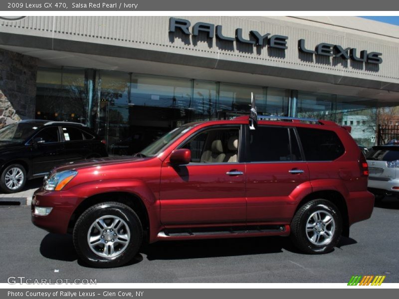 Salsa Red Pearl / Ivory 2009 Lexus GX 470