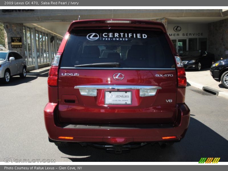 Salsa Red Pearl / Ivory 2009 Lexus GX 470