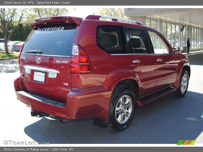 Salsa Red Pearl / Ivory 2009 Lexus GX 470