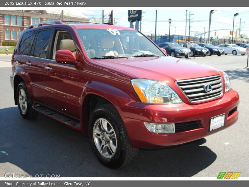 Salsa Red Pearl / Ivory 2009 Lexus GX 470
