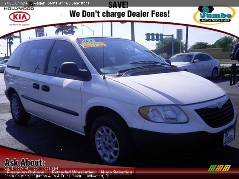 Stone White / Sandstone 2001 Chrysler Voyager