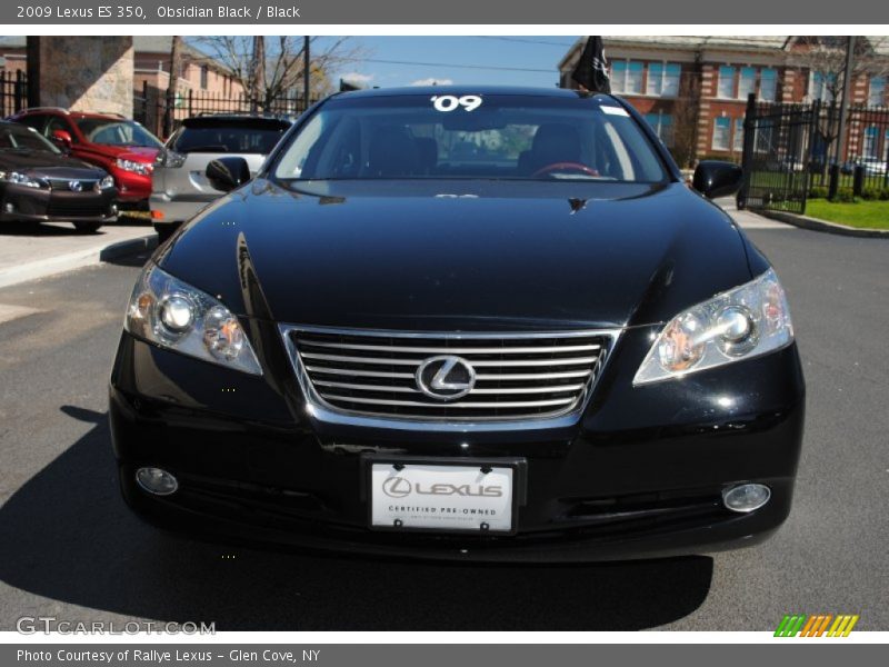 Obsidian Black / Black 2009 Lexus ES 350
