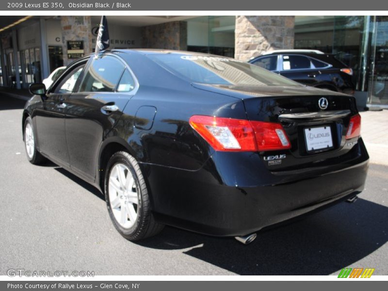Obsidian Black / Black 2009 Lexus ES 350