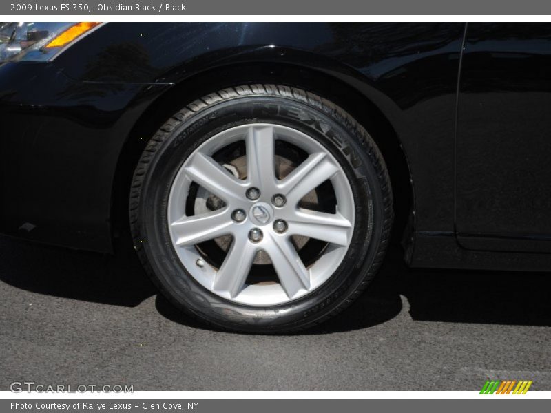 Obsidian Black / Black 2009 Lexus ES 350