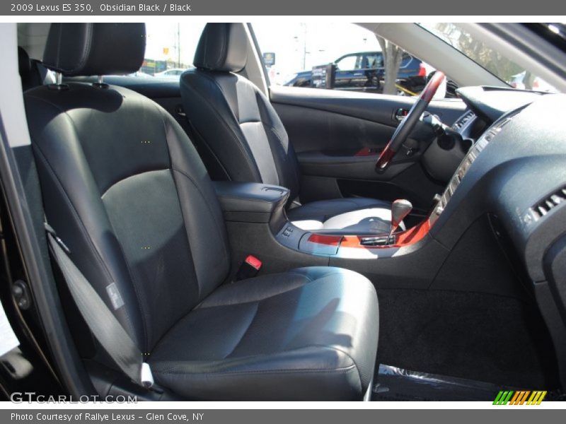 Obsidian Black / Black 2009 Lexus ES 350