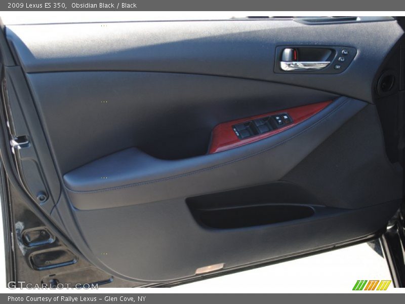 Obsidian Black / Black 2009 Lexus ES 350