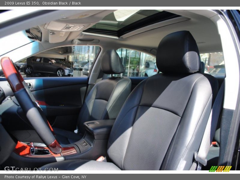 Obsidian Black / Black 2009 Lexus ES 350