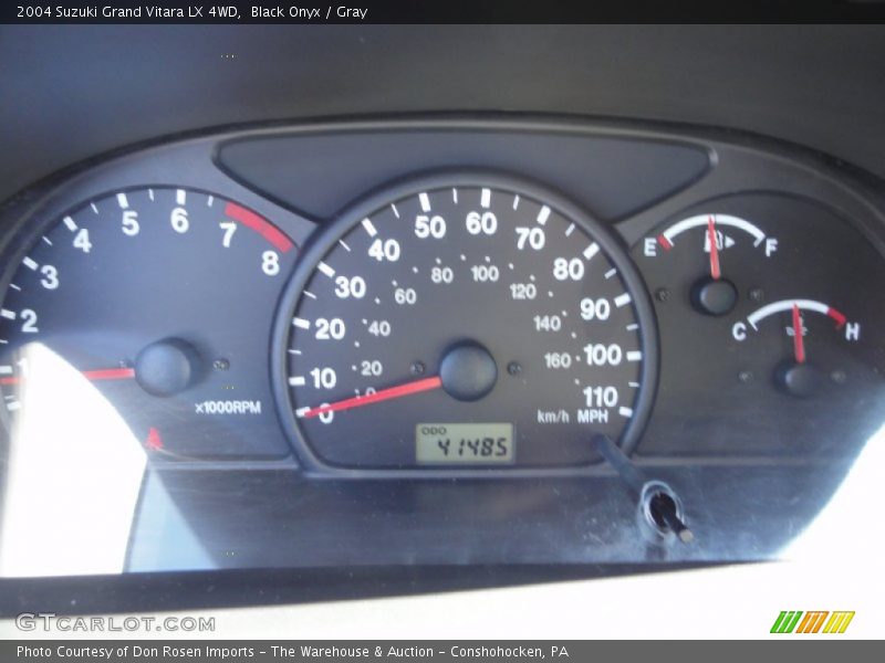 Black Onyx / Gray 2004 Suzuki Grand Vitara LX 4WD