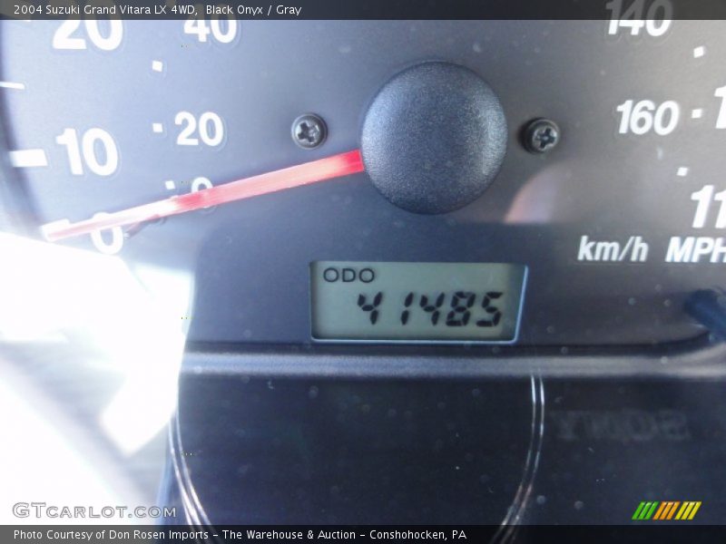 Black Onyx / Gray 2004 Suzuki Grand Vitara LX 4WD