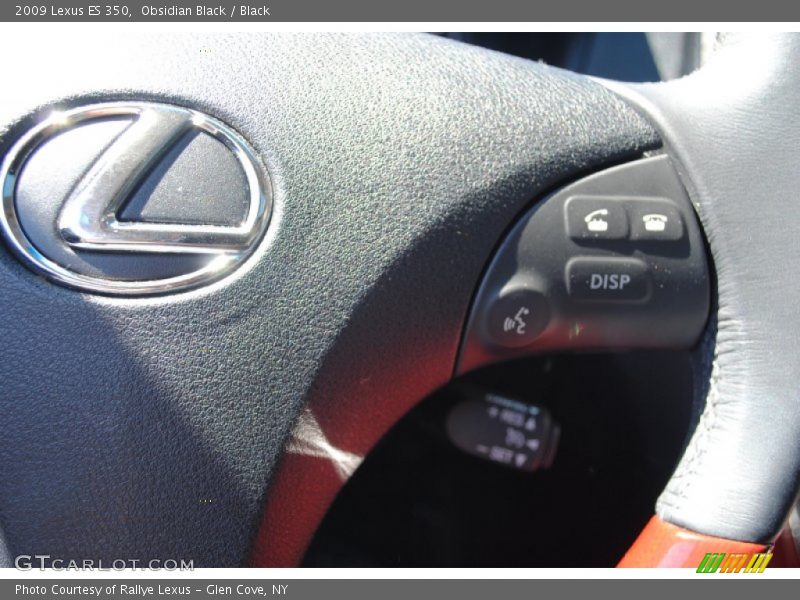 Obsidian Black / Black 2009 Lexus ES 350