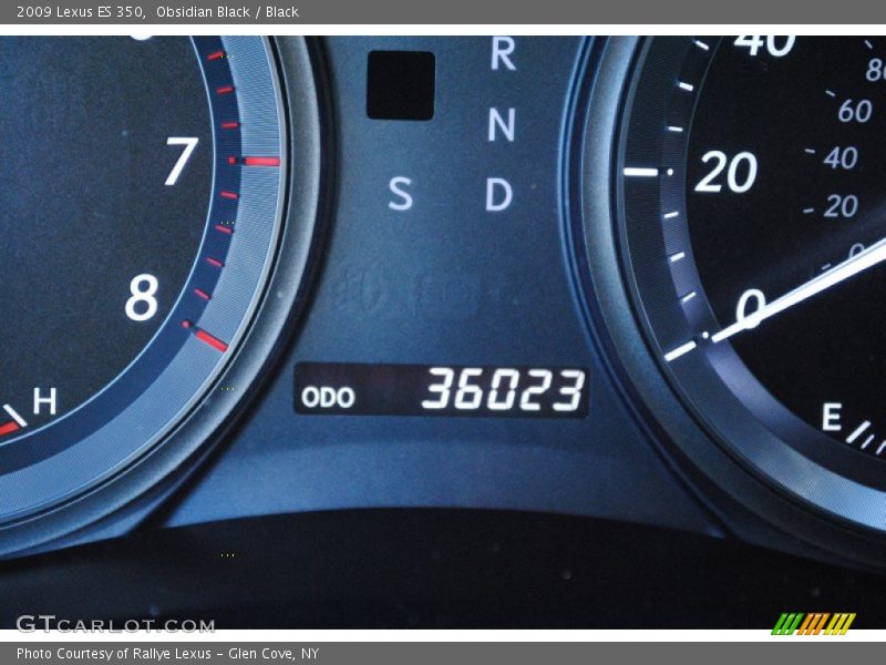 Obsidian Black / Black 2009 Lexus ES 350