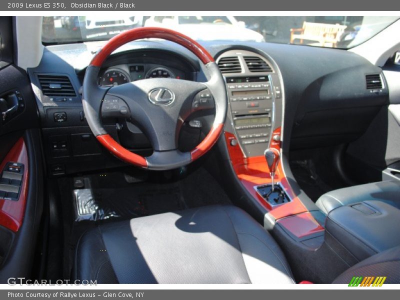 Obsidian Black / Black 2009 Lexus ES 350