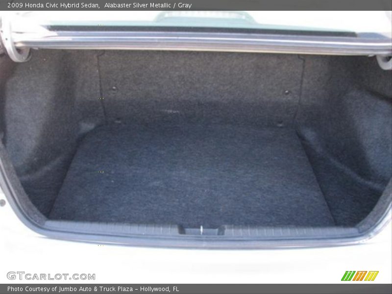 Alabaster Silver Metallic / Gray 2009 Honda Civic Hybrid Sedan