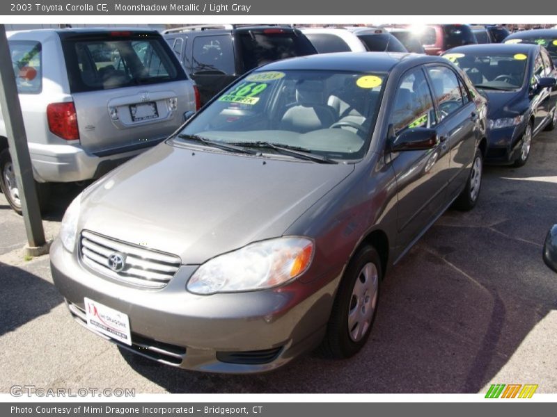 Moonshadow Metallic / Light Gray 2003 Toyota Corolla CE