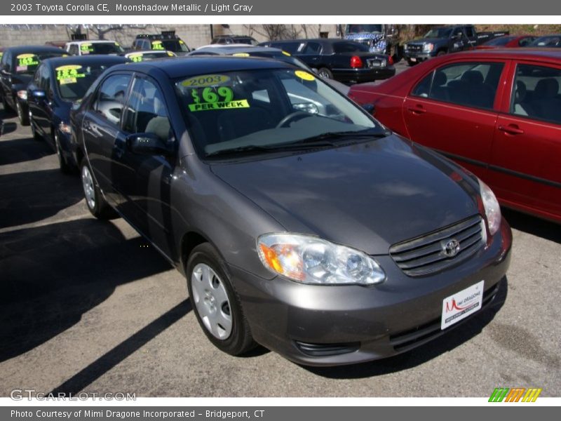 Moonshadow Metallic / Light Gray 2003 Toyota Corolla CE
