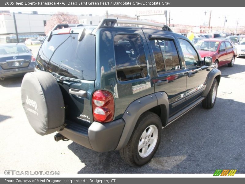 Deep Beryl Green Pearl / Dark Slate Gray/Light Slate Gray 2005 Jeep Liberty Renegade 4x4