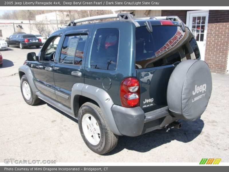 Deep Beryl Green Pearl / Dark Slate Gray/Light Slate Gray 2005 Jeep Liberty Renegade 4x4