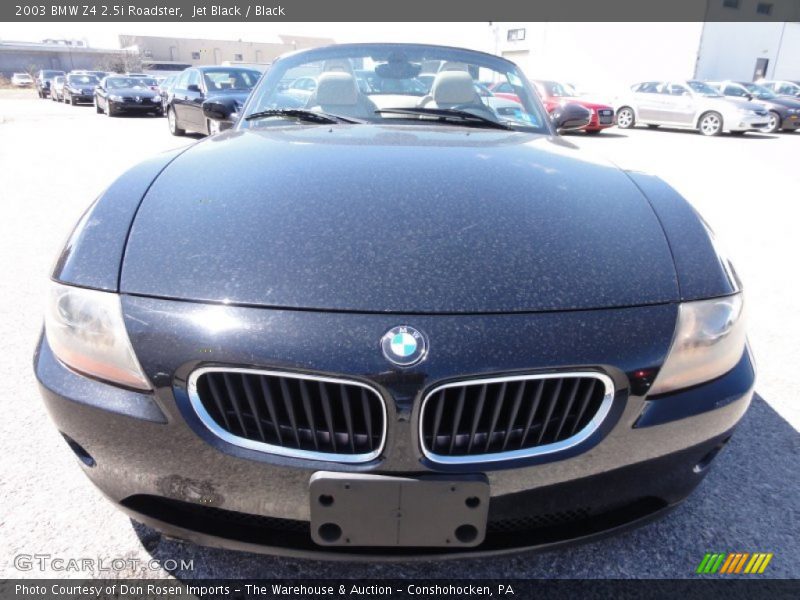 Jet Black / Black 2003 BMW Z4 2.5i Roadster